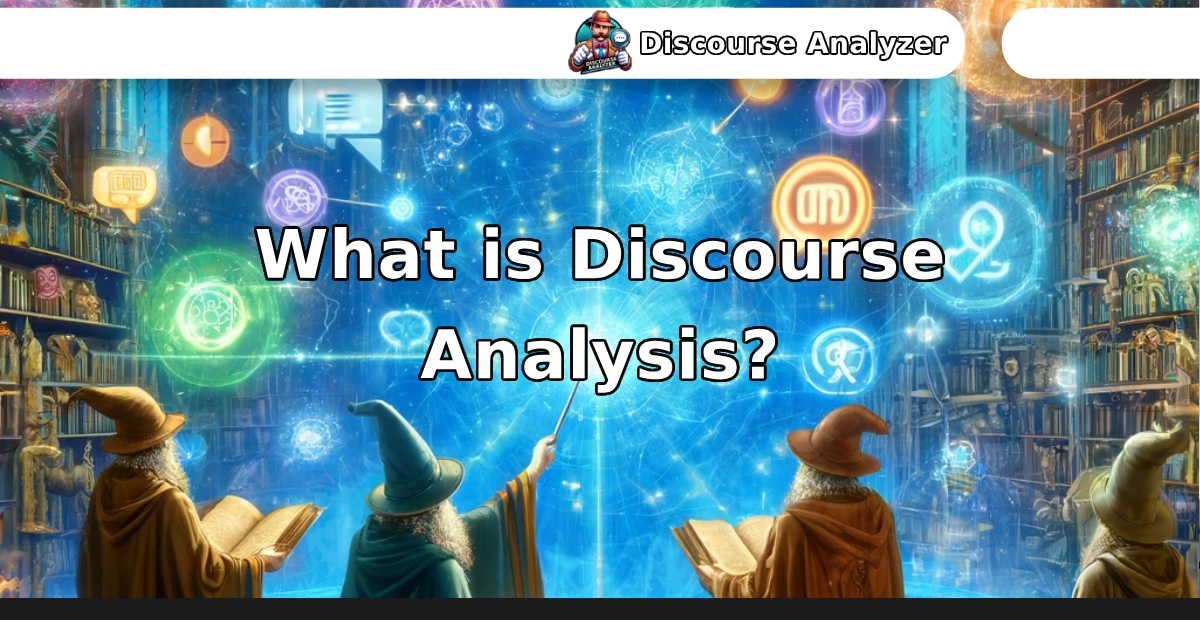 What is Discourse Analysis - Discourse Analyzer Featured Image