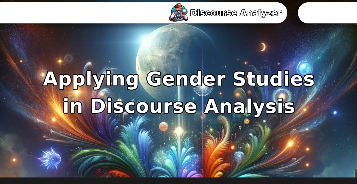 Applying Gender Studies in Discourse Analysis - Discourse Analyzer