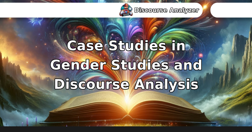 Case Studies in Gender Studies and Discourse Analysis