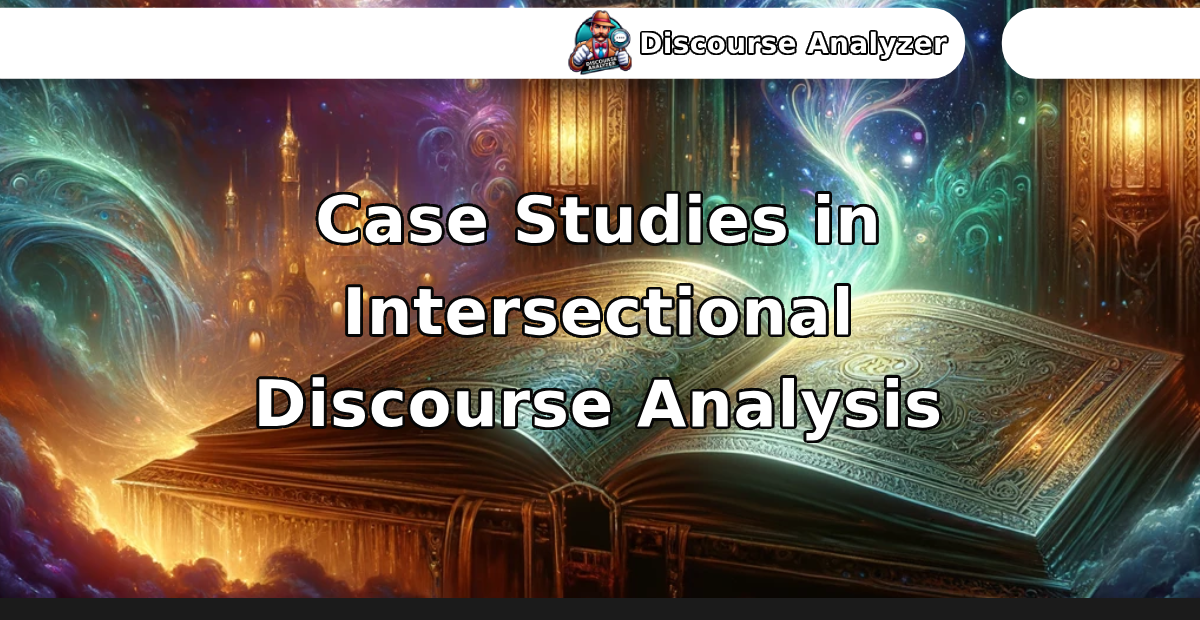 Case Studies in Intersectional Discourse Analysis - Discourse Analyzer