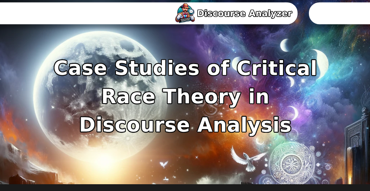 Case Studies of Critical Race Theory in Discourse Analysis