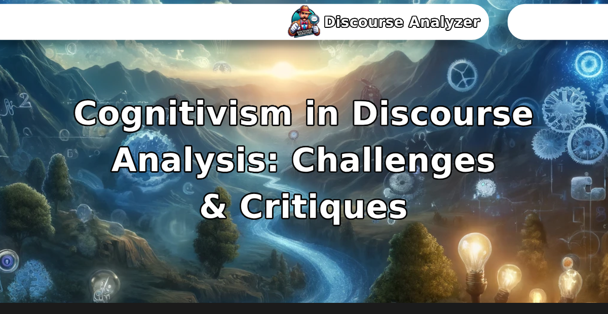 Cognitivism in Discourse Analysis_ Challenges & Critiques - Discourse Analyzer