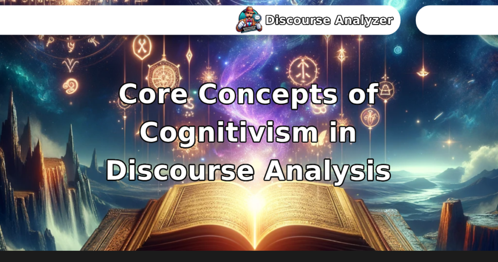 Core Concepts of Cognitivism in Discourse Analysis