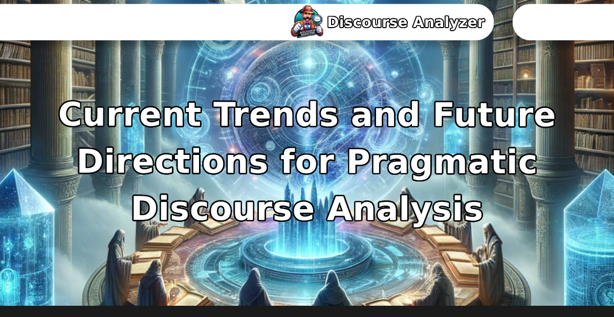 Current Trends and Future Directions for Pragmatic Discourse Analysis - Discourse Analyzer
