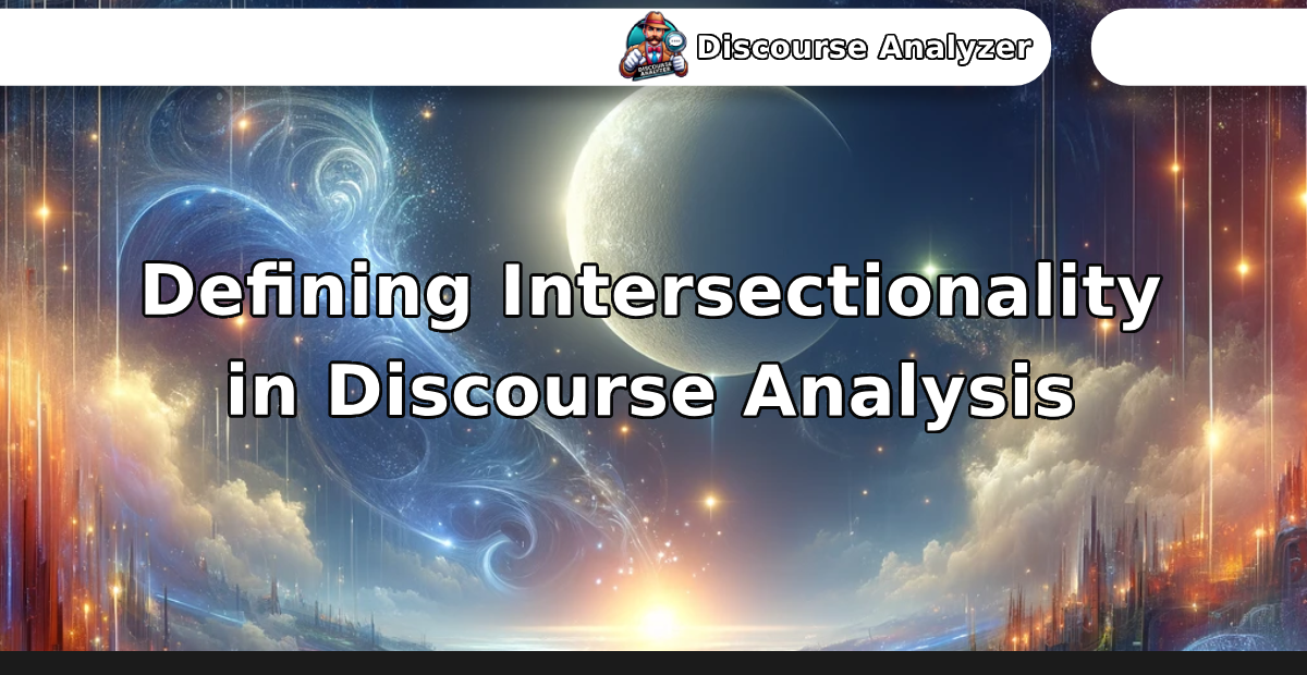 Defining Intersectionality in Discourse Analysis - Discourse Analyzer
