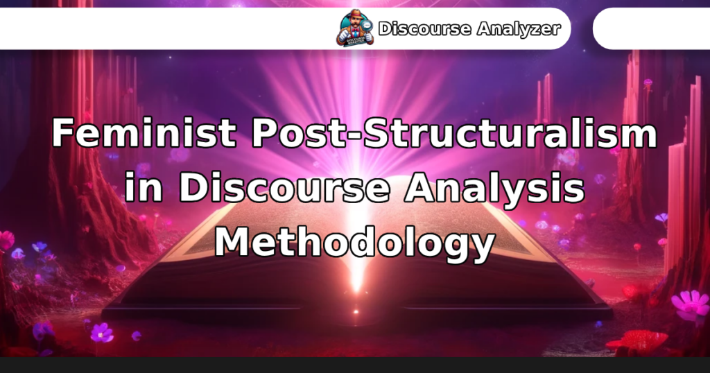 Feminist Post-Structuralism in Discourse Analysis Methodology