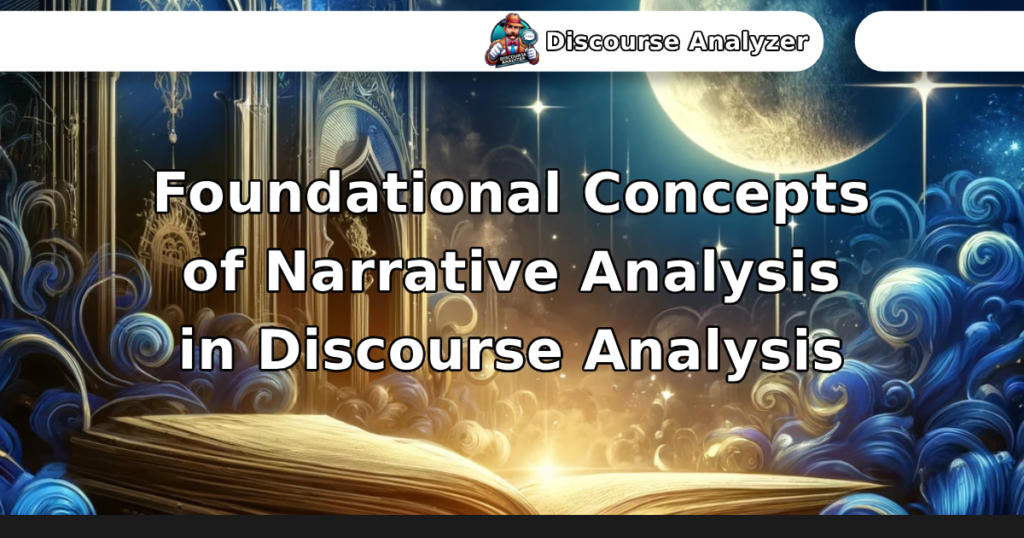 Foundational Concepts of Narrative Analysis in Discourse Analysis