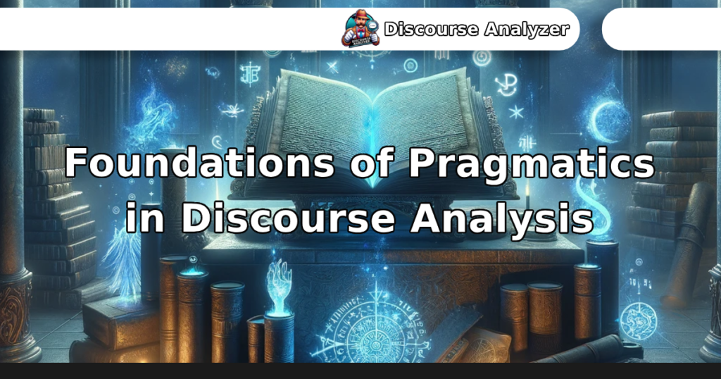 Foundations of Pragmatics in Discourse Analysis