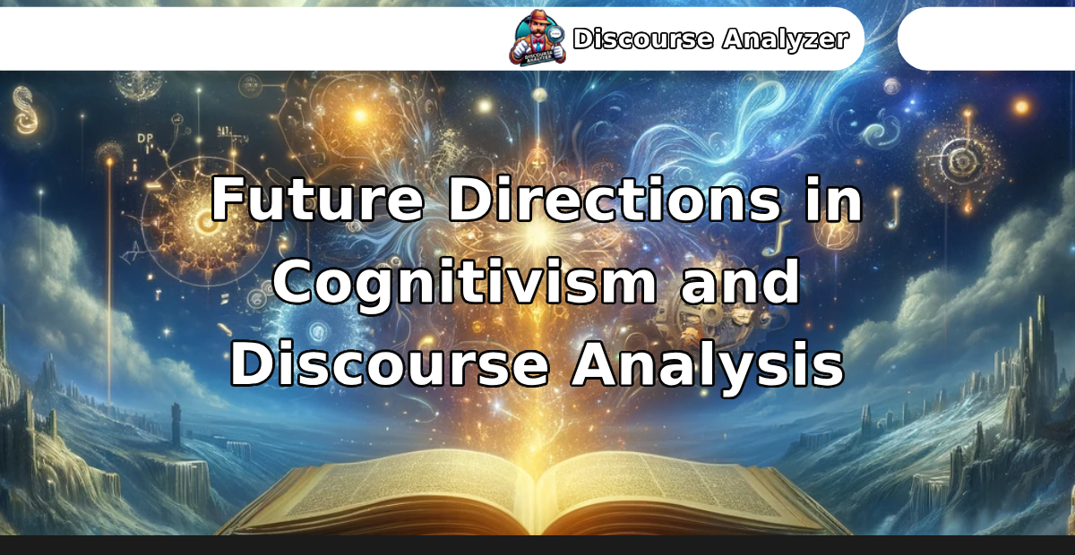 Future Directions in Cognitivism and Discourse Analysis - Discourse Analyzer