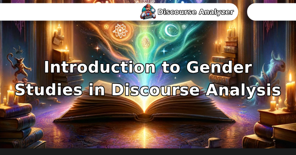 Introduction to Gender Studies in Discourse Analysis