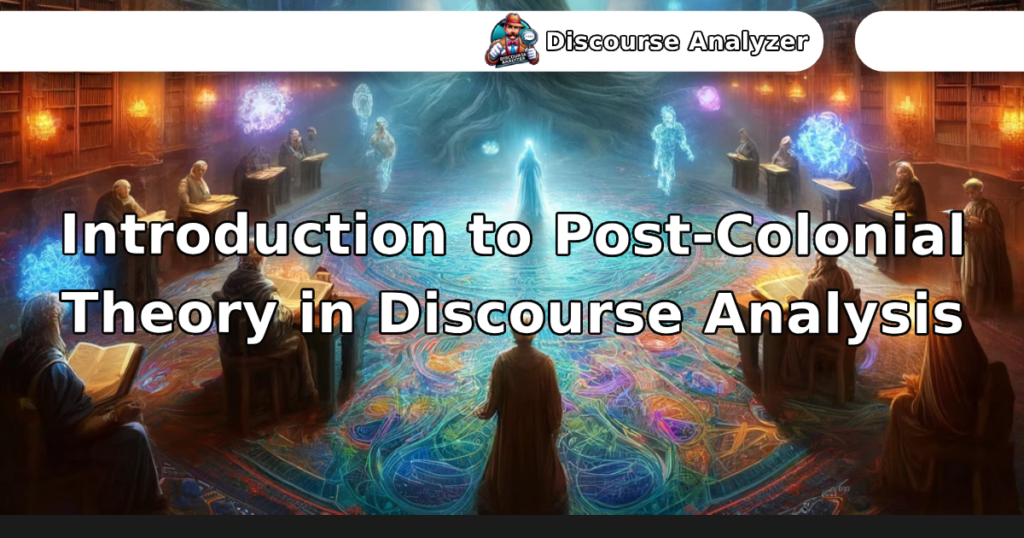 Introduction to Post-Colonial Theory in Discourse Analysis