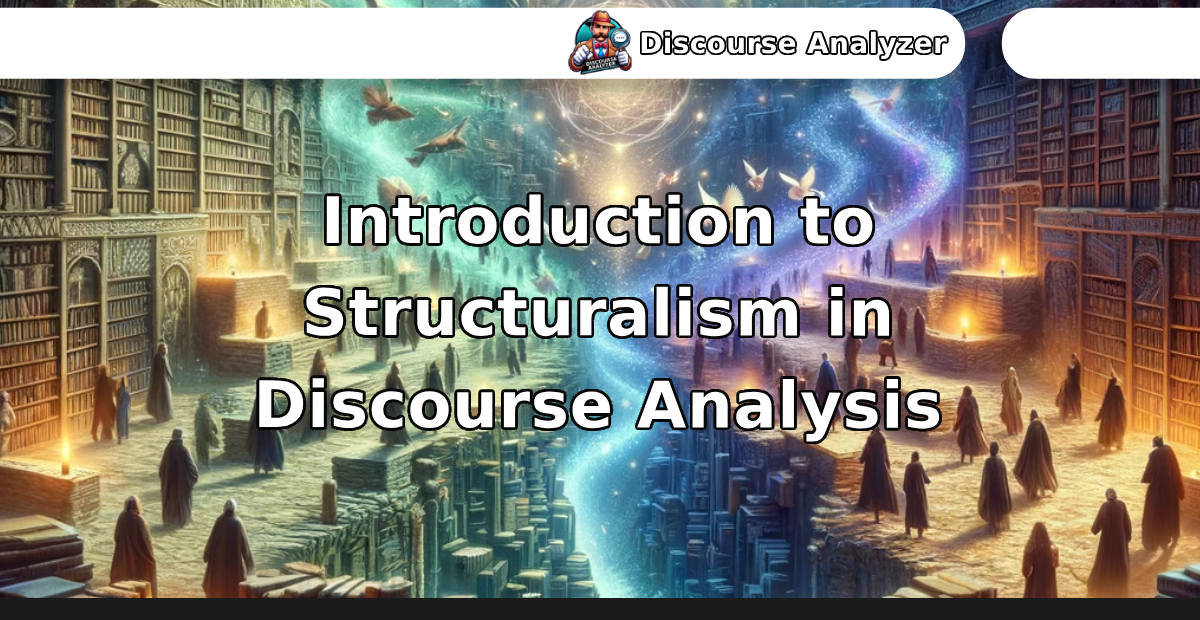 Introduction to Structuralism in Discourse Analysis - Discourse Analyzer AI Toolkit