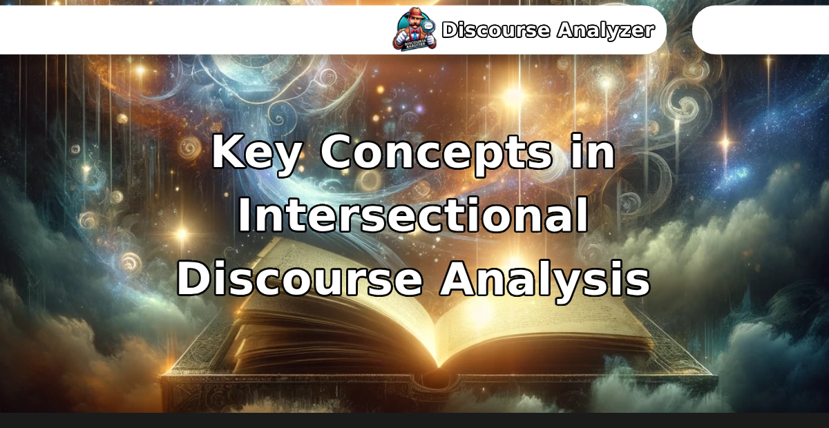 Key Concepts in Intersectional Discourse Analysis - Discourse Analyzer