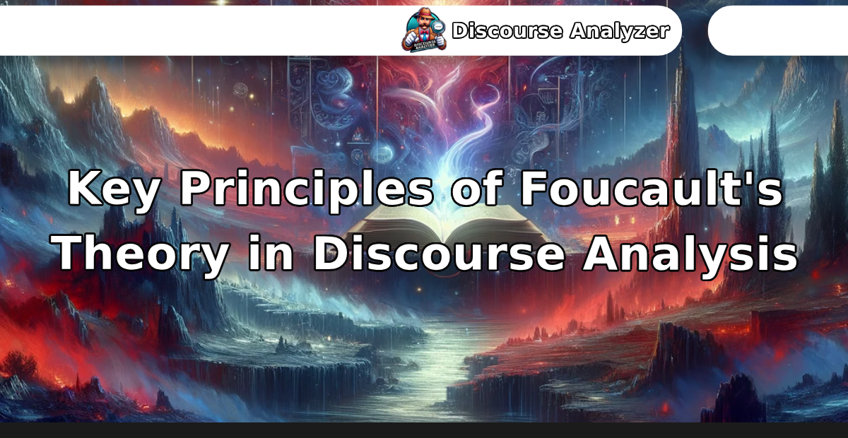 Key Principles of Foucault's Theory in Discourse Analysis - Discourse Analyzer