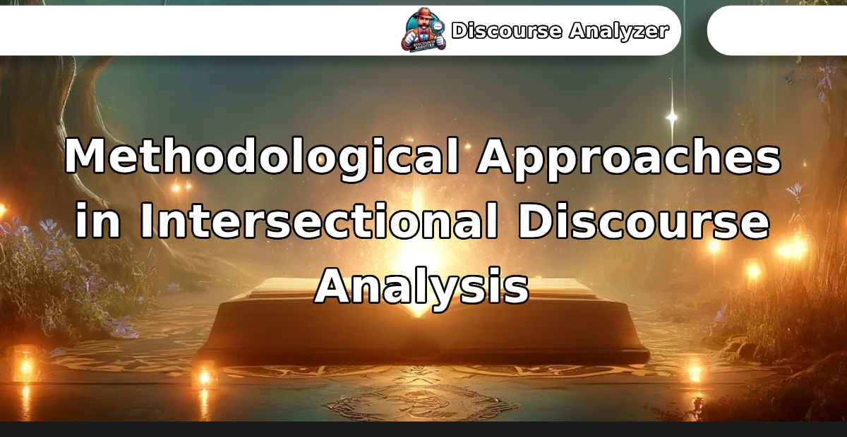 Methodological Approaches in Intersectional Discourse Analysis - Discourse Analyzer