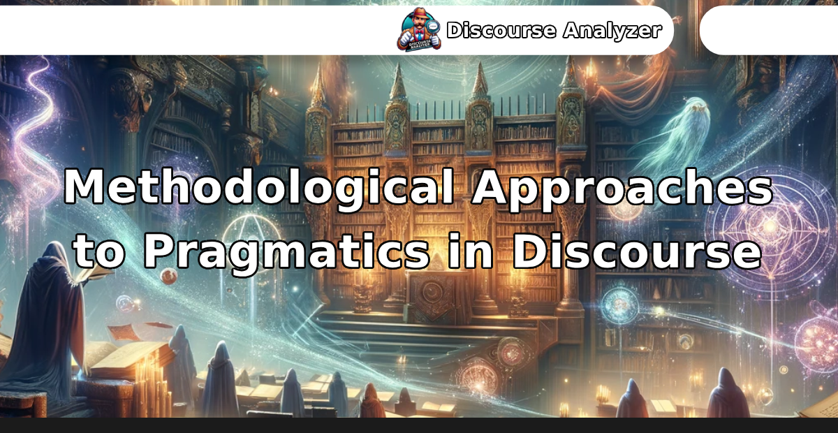 Methodological Approaches to Pragmatics in Discourse - Discourse Analyzer