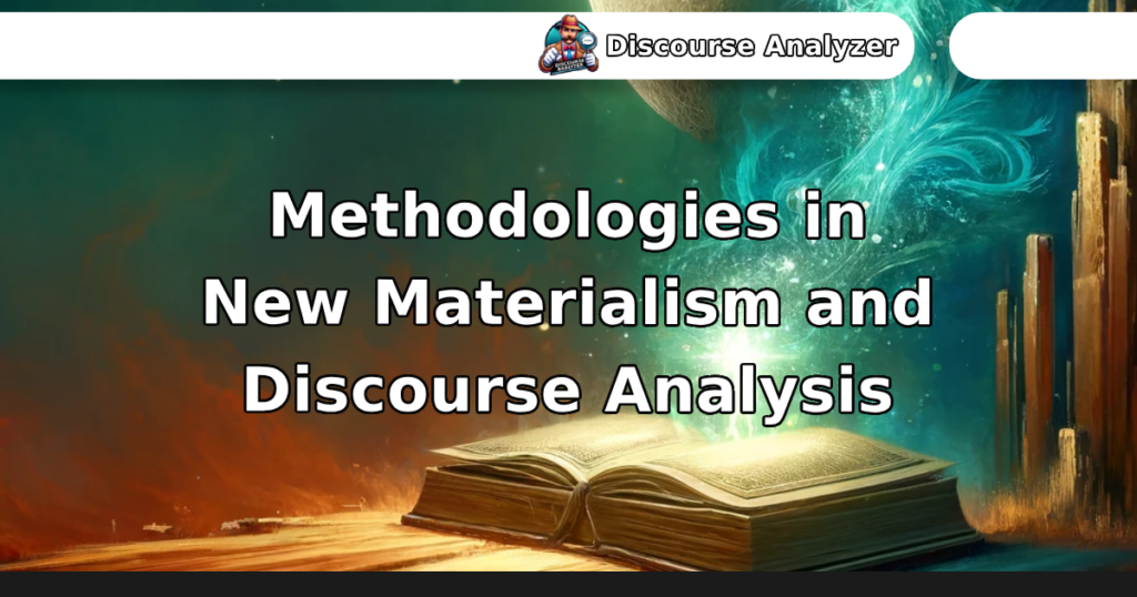 Methodologies in New Materialism and Discourse Analysis