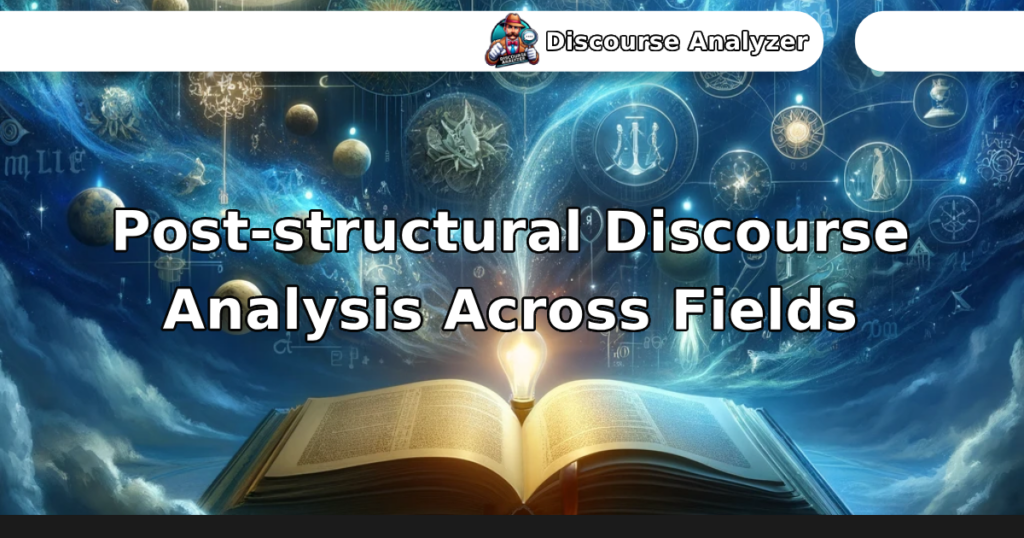 Post-structural Discourse Analysis Across Fields