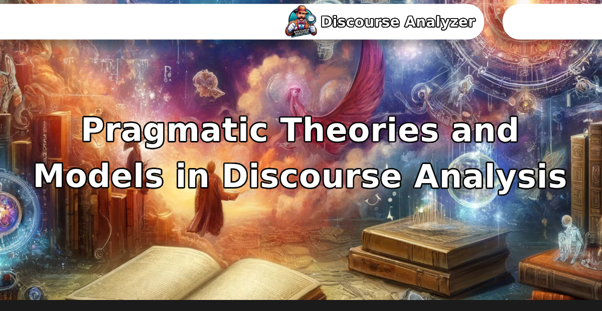 Pragmatic Theories and Models in Discourse Analysis - Discourse Analyzer