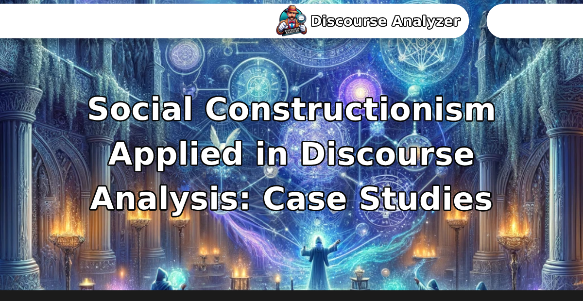 Social Constructionism Applied in Discourse Analysis_ Case Studies - Discourse Analyzer