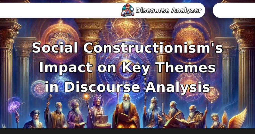 Social Constructionism’s Impact on Key Themes in Discourse Analysis