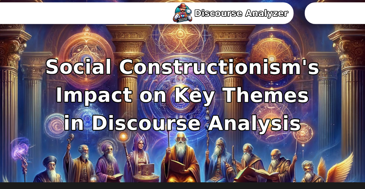 Social Constructionism's Impact on Key Themes in Discourse Analysis - Discourse Analyzer
