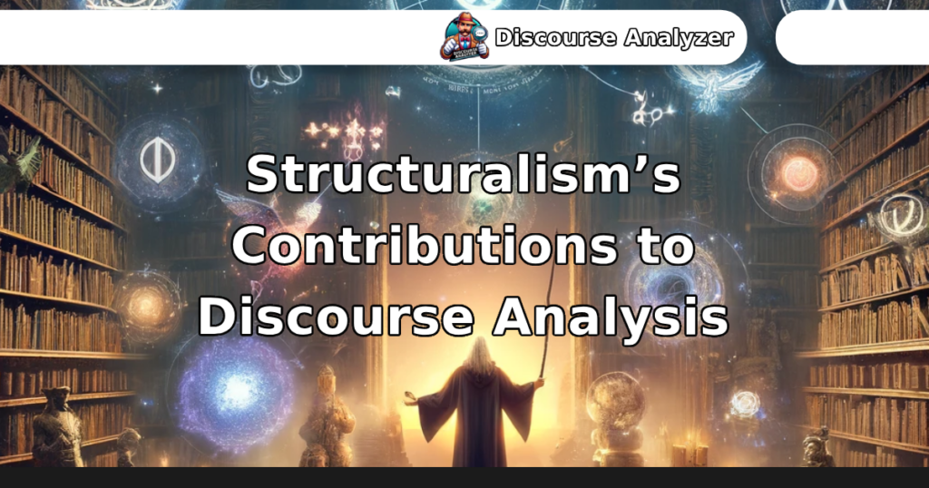 Structuralism’s Contributions to Discourse Analysis