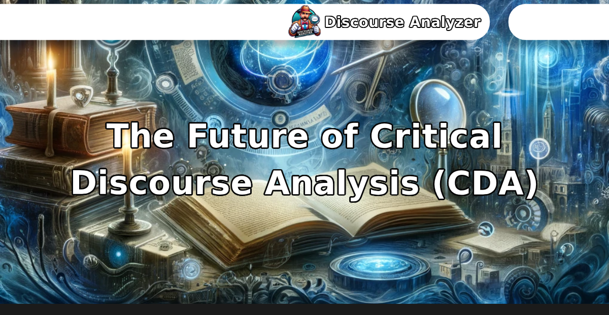 The Future of Critical Discourse Analysis (CDA) - Discourse Analyzer
