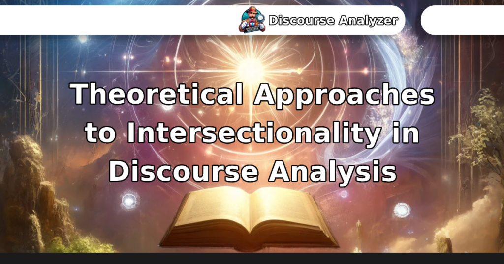 Theoretical Approaches to Intersectionality in Discourse Analysis