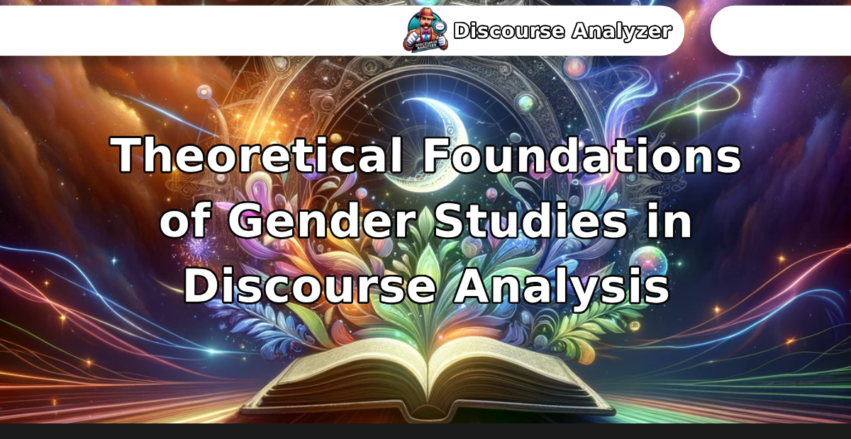 Theoretical Foundations of Gender Studies in Discourse Analysis - Discourse Analyzer