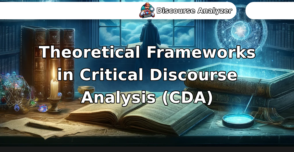Theoretical Frameworks in Critical Discourse Analysis (CDA) - Discourse Analyzer