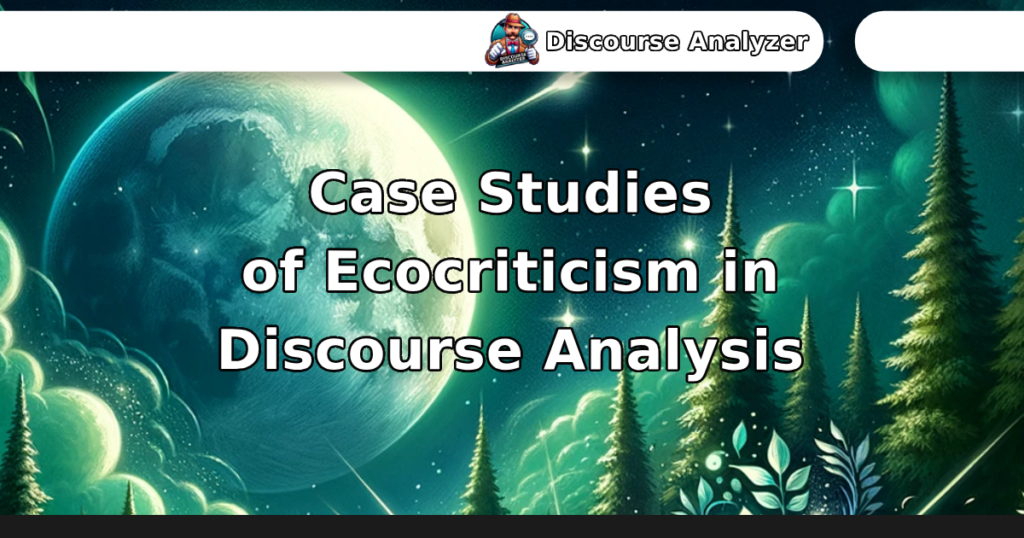 Case Studies of Ecocriticism in Discourse Analysis