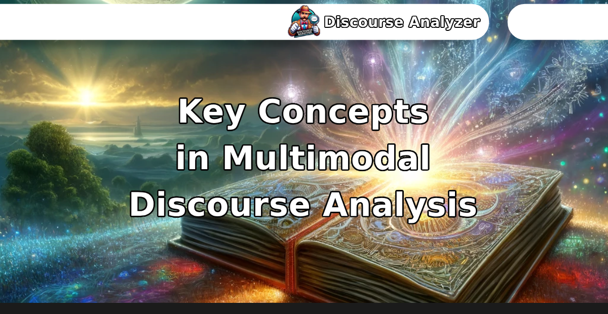 Key Concepts in Multimodal Discourse Analysis - Discourse Analyzer