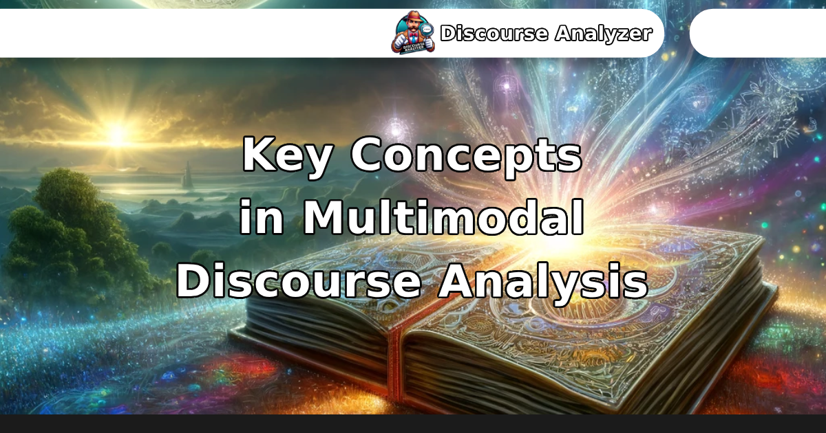 Key Concepts In Multimodal Discourse Analysis [interactive Article