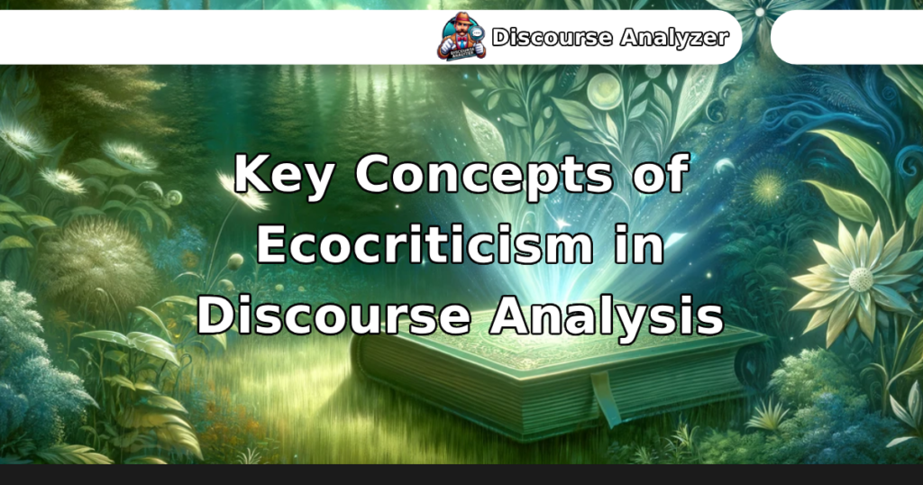 Key Concepts of Ecocriticism in Discourse Analysis