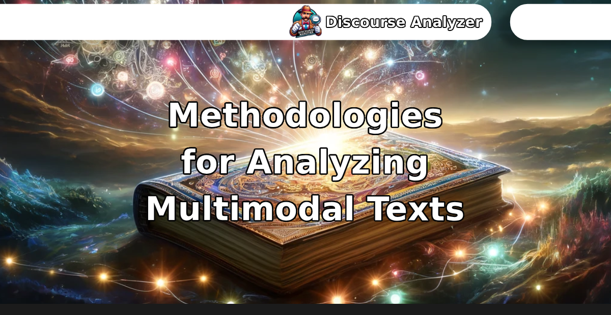 Methodologies for Analyzing Multimodal Texts - Discourse Analyzer