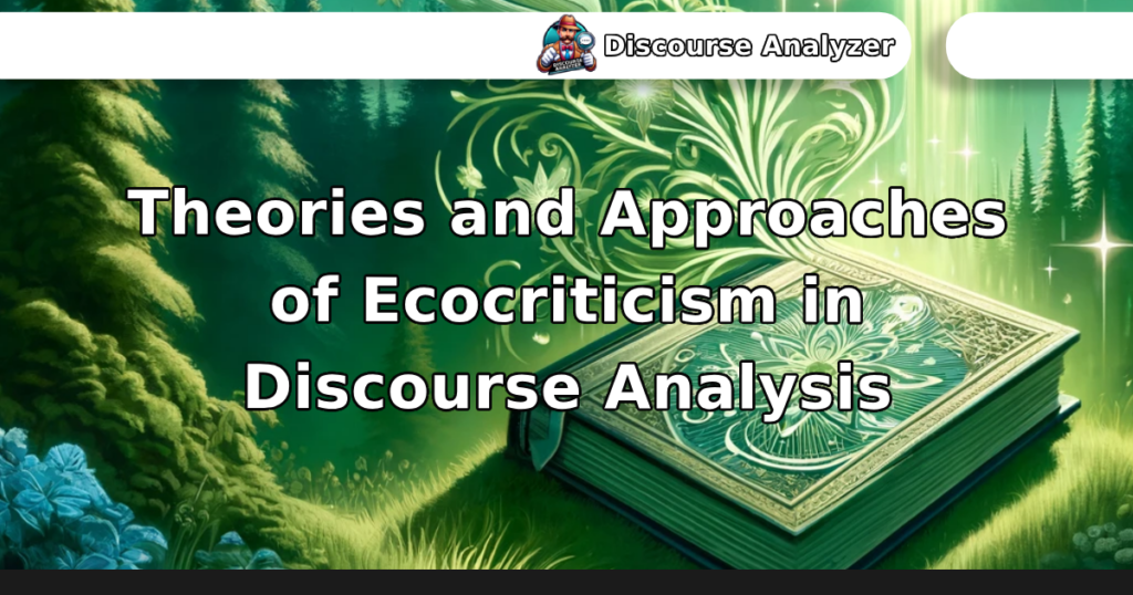 Theories and Approaches of Ecocriticism in Discourse Analysis