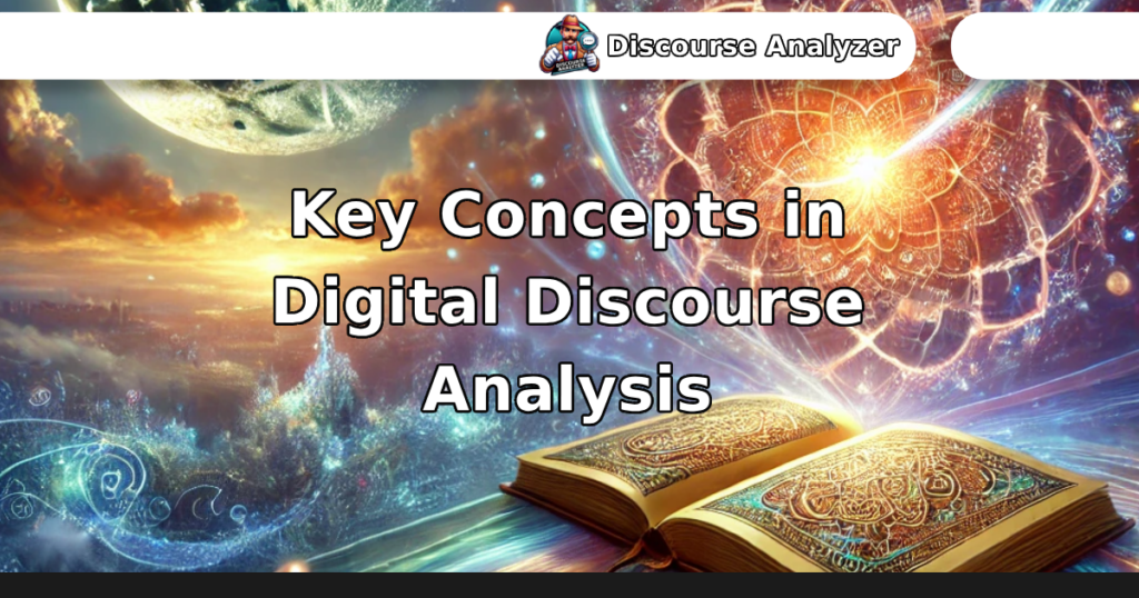 Key Concepts in Digital Discourse Analysis