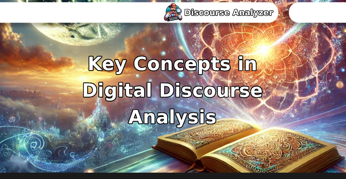 Key Concepts in Digital Discourse Analysis