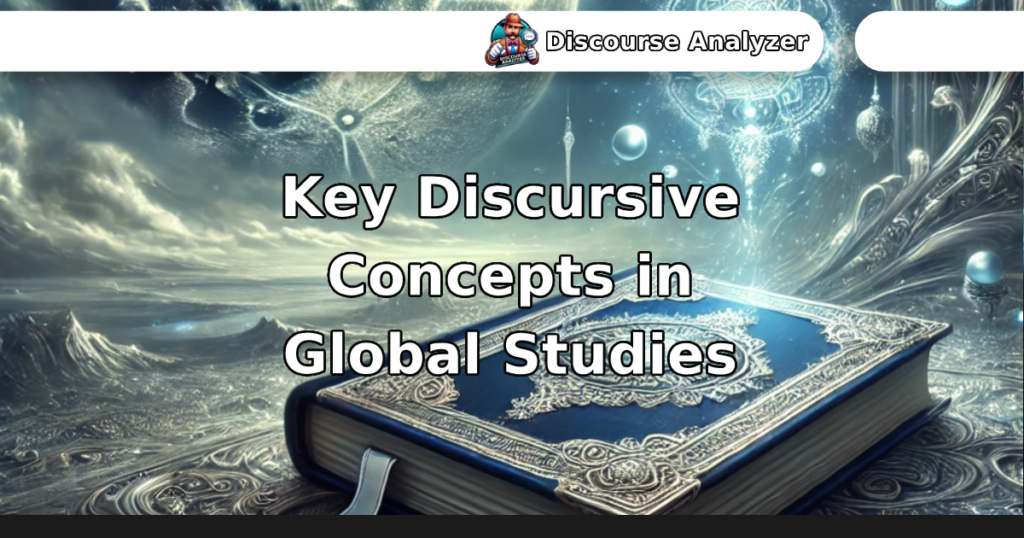 Key Discursive Concepts in Global Studies