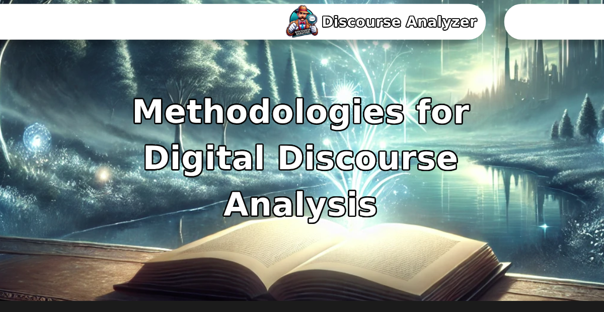 Methodologies for Digital Discourse Analysis