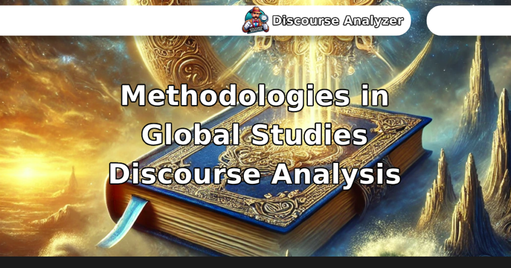 Methodologies in Global Studies Discourse Analysis