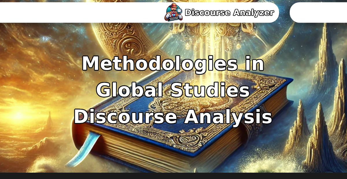 Methodologies in Global Studies Discourse Analysis