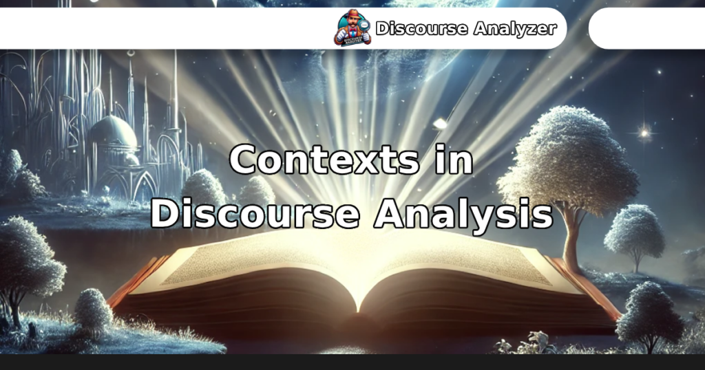 Contexts in Discourse Analysis