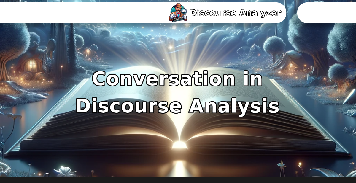 Conversation in Discourse Analysis