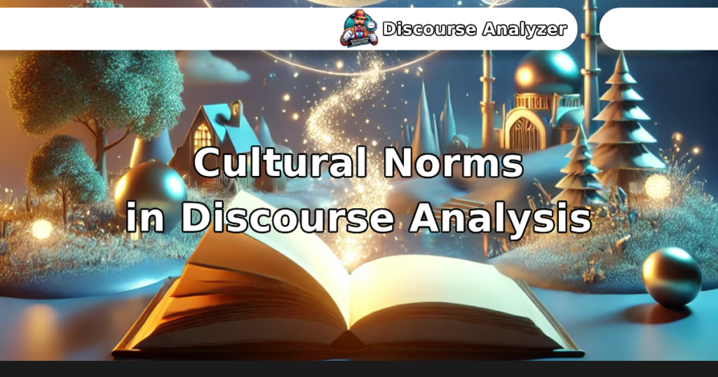 Cultural Norms in Discourse Analysis