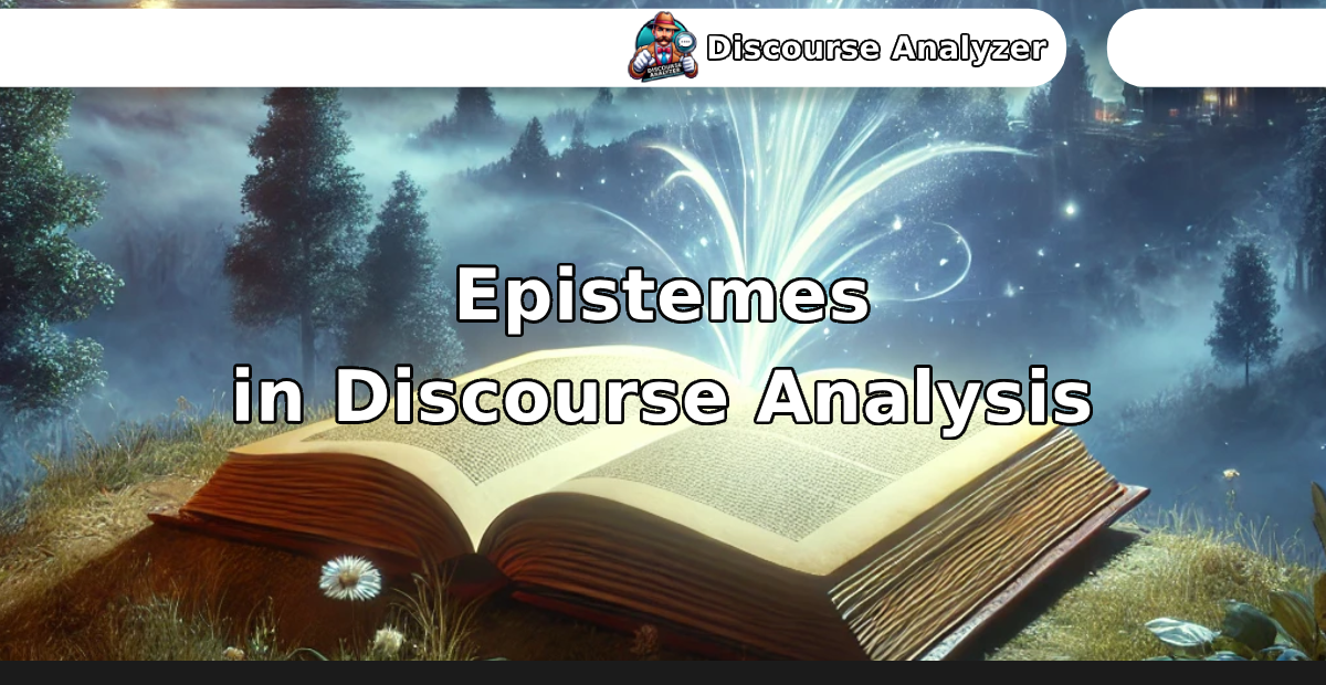 Epistemes in Discourse Analysis