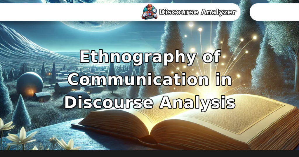 Ethnography of Communication in Discourse Analysis