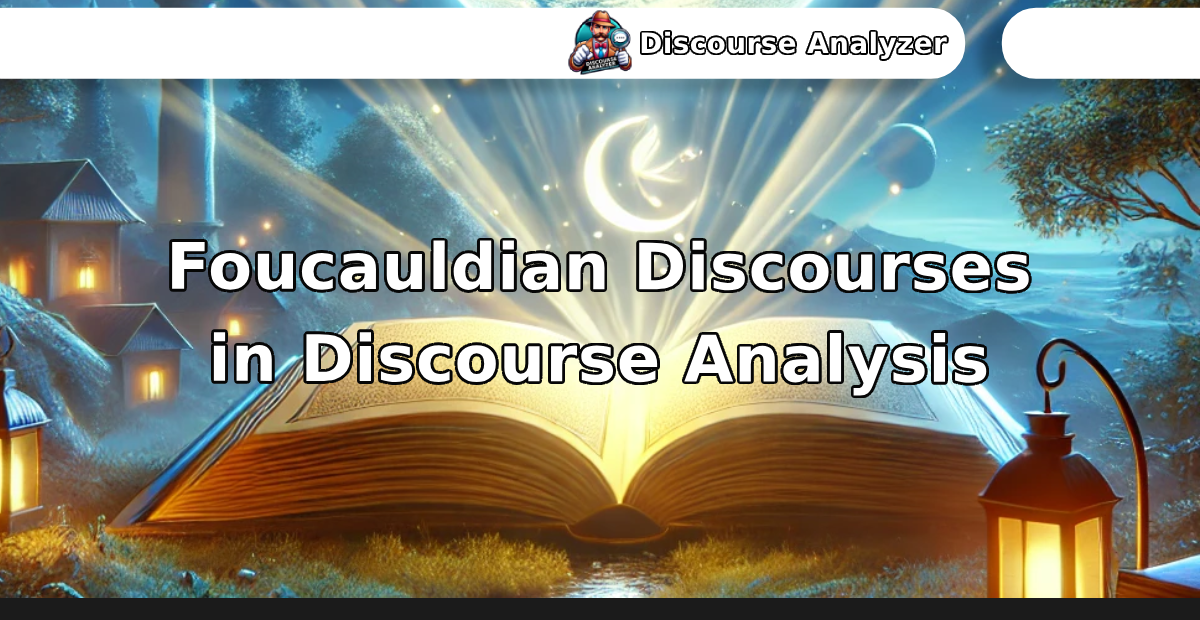 Foucauldian Discourses in Discourse Analysis