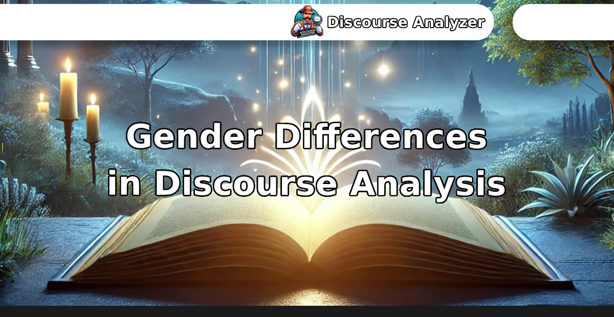 Gender Differences in Discourse Analysis